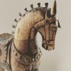 Pferdeskulptur antik Holz